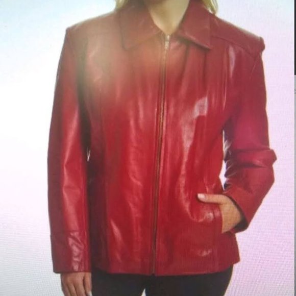 Excelled Woman Leader Wine Jacket - Picture 1 of 4